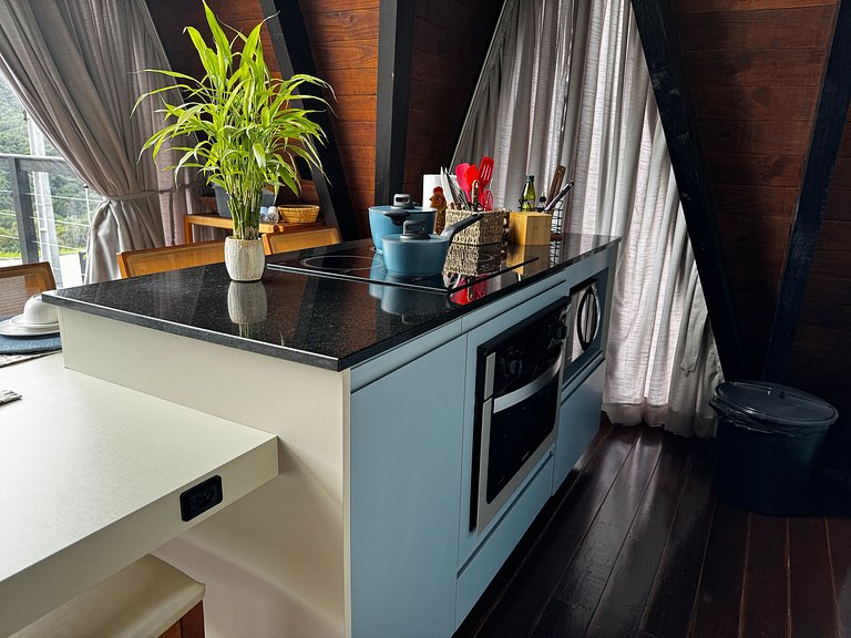 Chalé p/4 • Vista Incrível • Gde Floripa