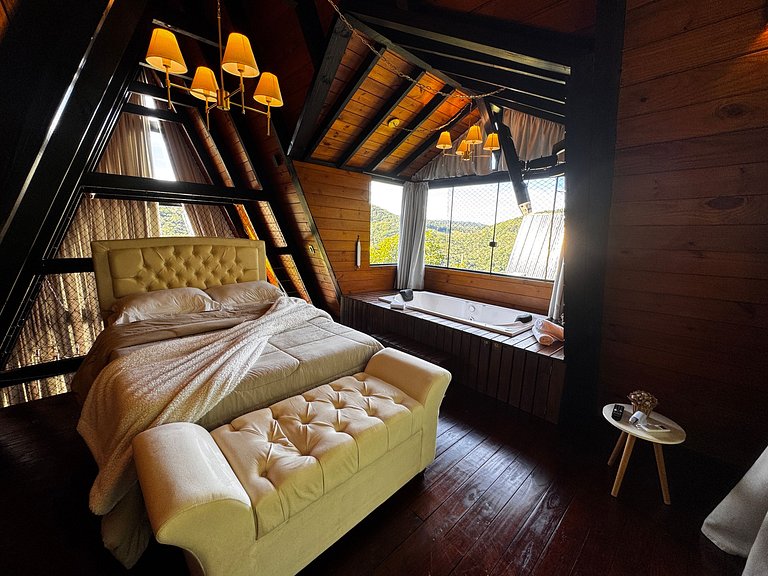 Chalé Bonna | Hidro, Vista & Pet Friendly