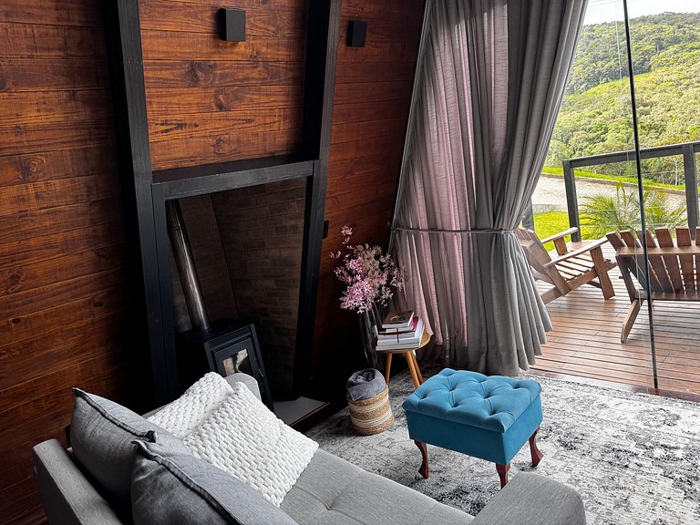 Chalé p/4 • Vista Incrível • Gde Florianópolis