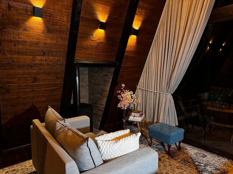 Chalé p/4 • Vista Incrível • Gde Florianópolis