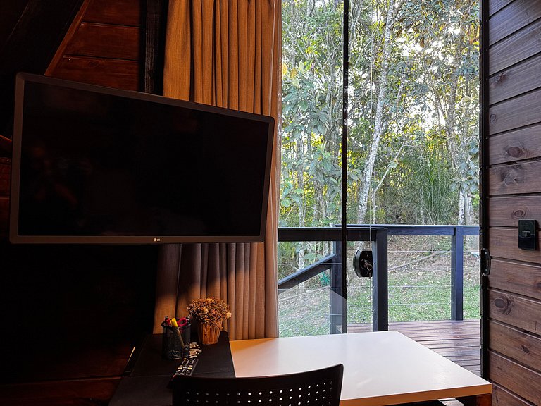 Chalé p/4 • Vista Incrível • Gde Floripa