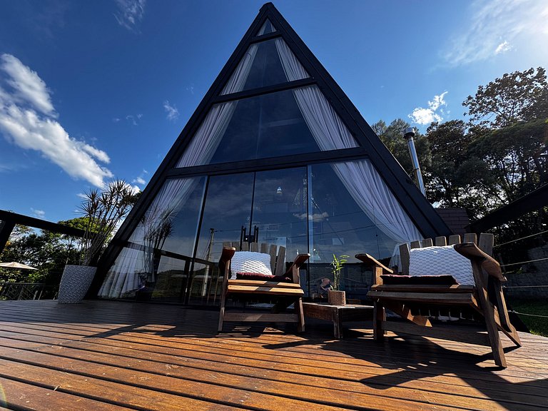 Chalé p/4 • Vista Incrível • Gde Florianópolis