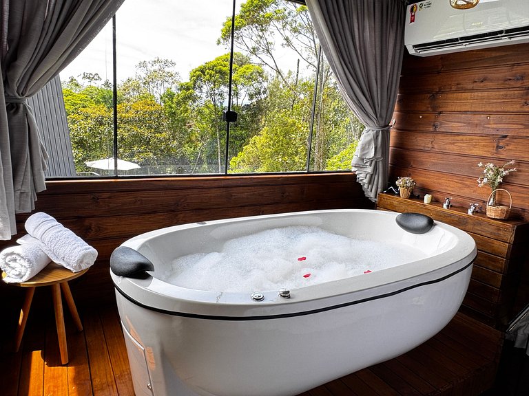 Chalé p/4 • Vista Incrível • Gde Floripa