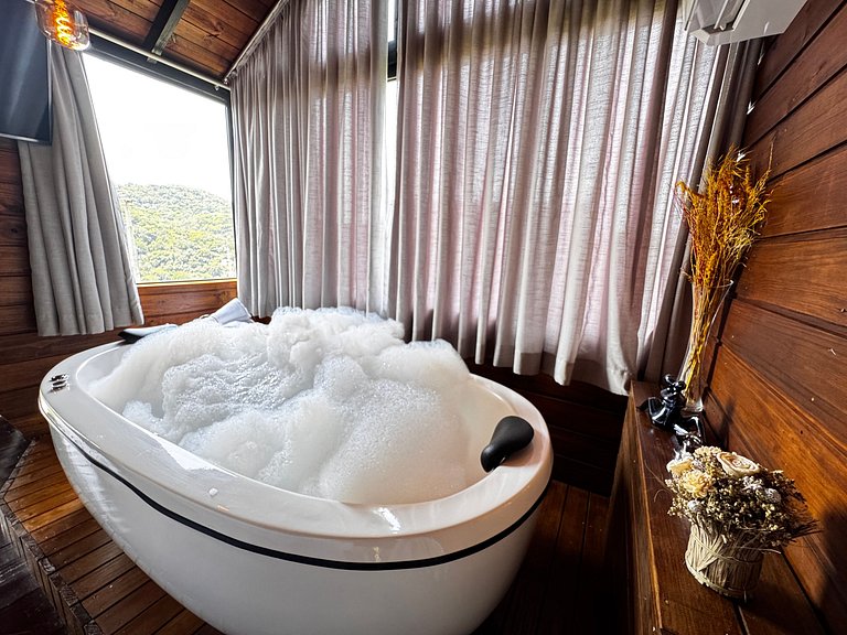 Chalé p/4 • Vista Incrível • Gde Florianópolis