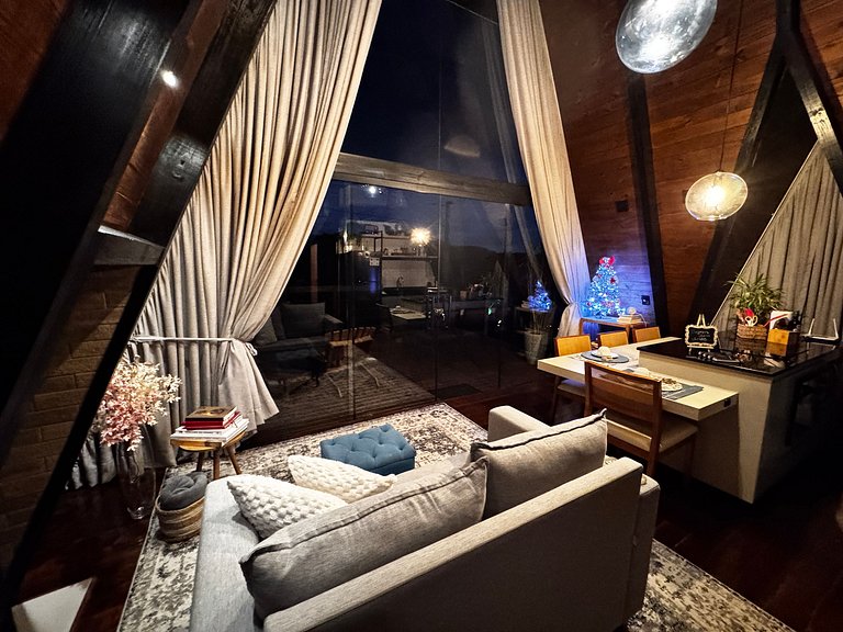 Chalé p/4 • Vista Incrível • Gde Floripa