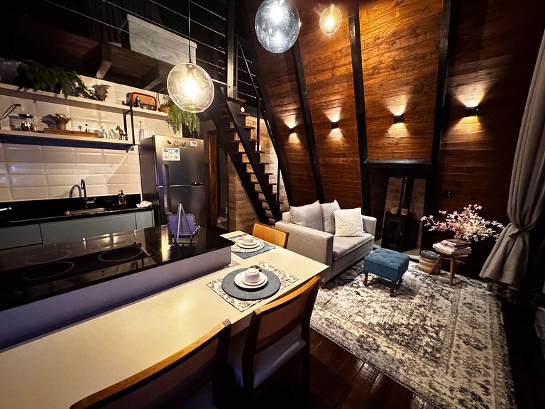 Chalé na Natureza | Hidro | Lareira | Wi-Fi