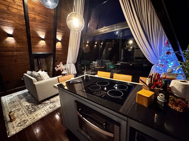 Chalé p/4 • Vista Incrível • Gde Floripa