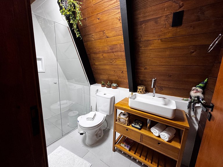 Chalé na Natureza | Hidro | Lareira | Wi-Fi