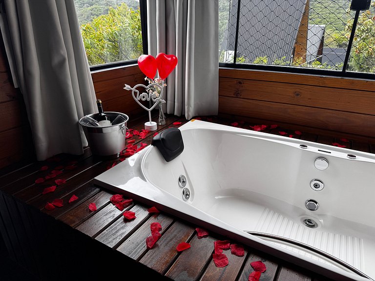 Refúgio romântico | Hidro | Lareira