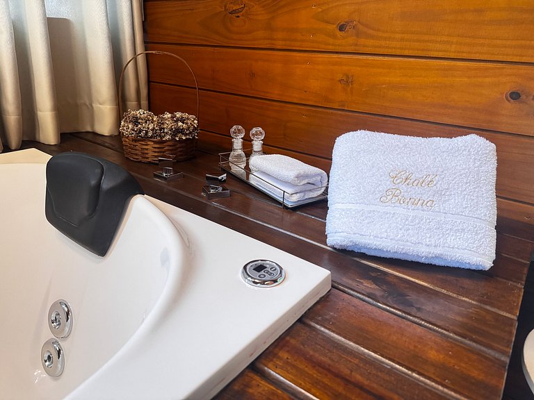 Chalé com hidro | Vista | Grande Florianópolis