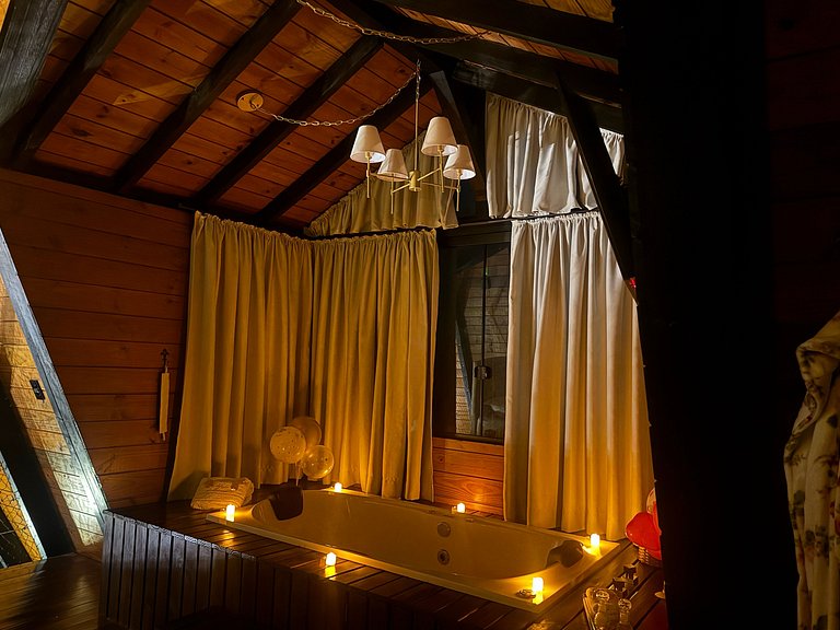 Refúgio romântico | Hidro | Lareira