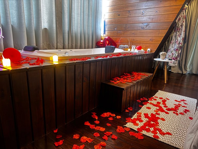 Refúgio romântico | Hidro | Lareira