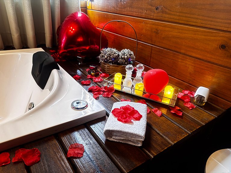 Refúgio romântico | Hidro | Lareira