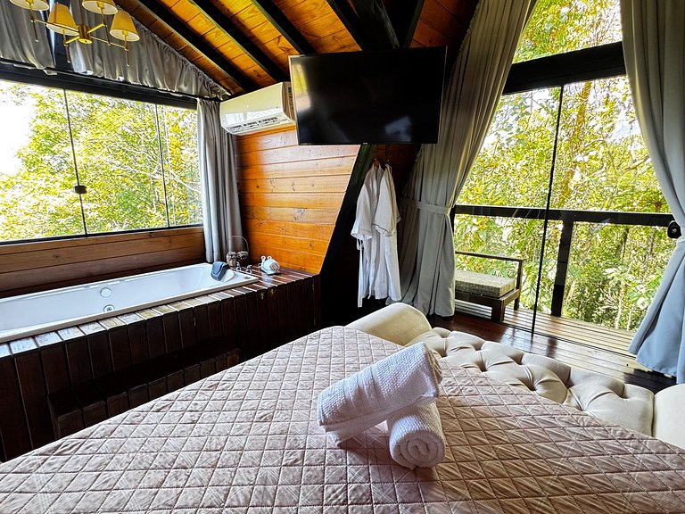 Refúgio romântico | Hidro | Lareira