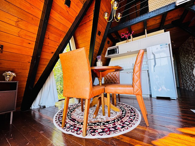 Chalé com hidro | Vista | Grande Florianópolis