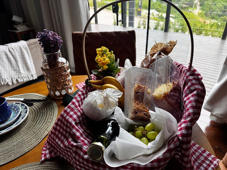 Chalé com hidro | Vista | Grande Florianópolis