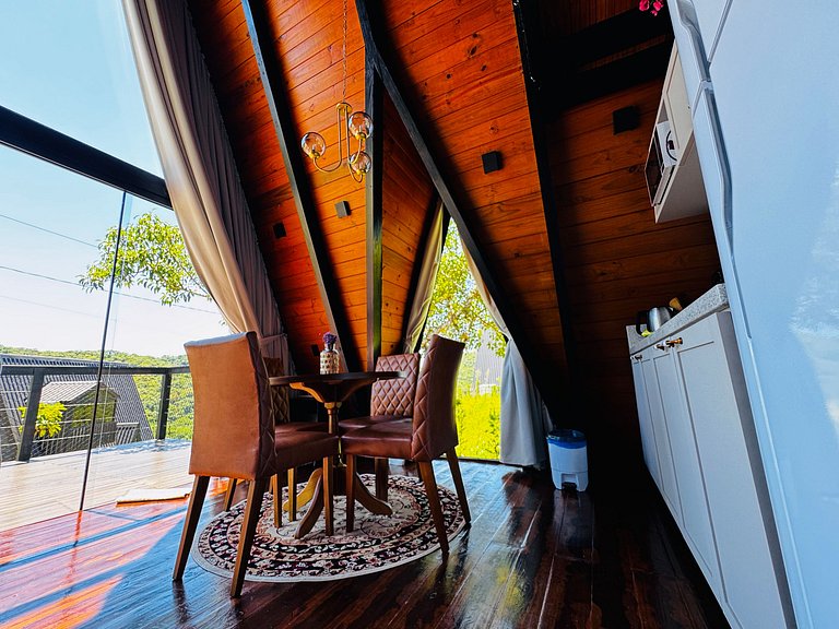 Chalé com hidro | Vista | Grande Florianópolis