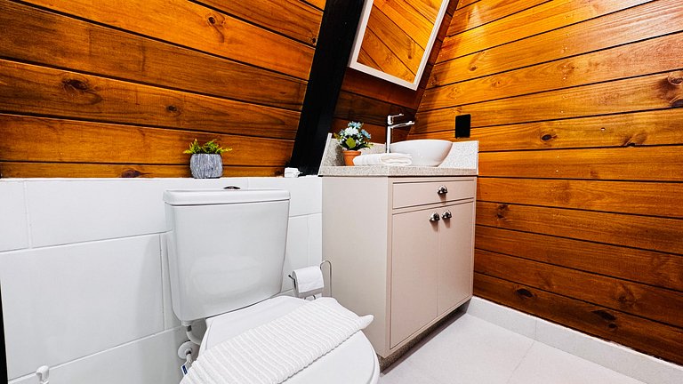 Chalé com hidro | Vista | Grande Florianópolis