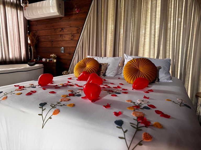 Chalé na Natureza | Hidro | Lareira | Wi-Fi