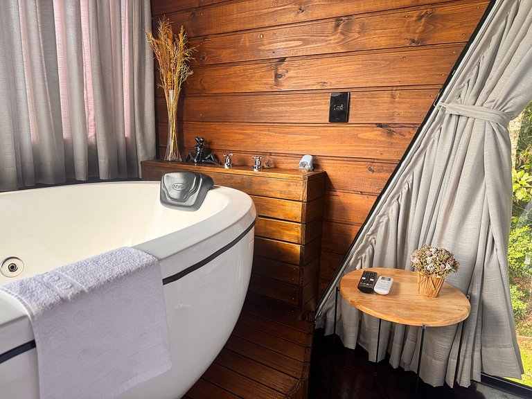 Chalé na Natureza | Hidro | Lareira | Wi-Fi