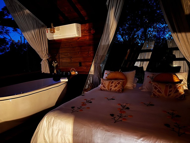 Chalé na Natureza | Hidro | Lareira | Wi-Fi