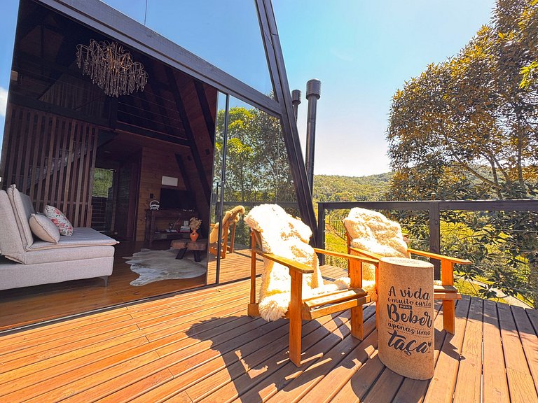 Chalé | Hidro | Churrasqueira | Gde Florianópolis